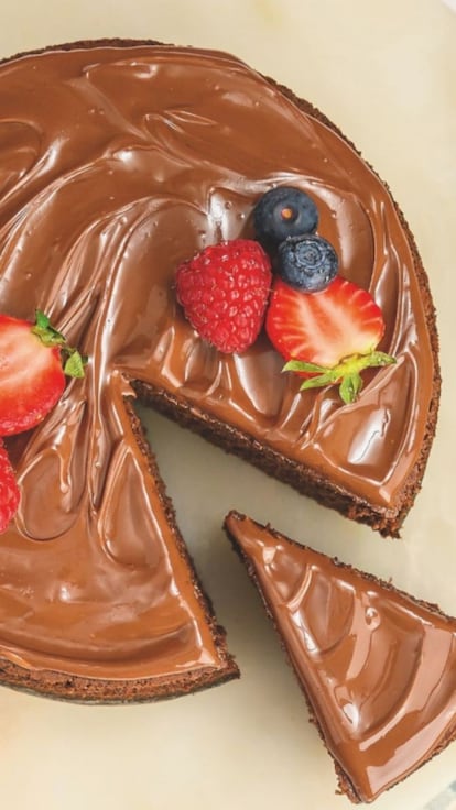 Torta al cioccolato senza zucchero