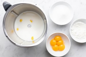 Preparazione Torta mimosa con il Bimby - Fase 1