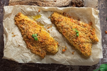 Filetti di orata gratinati