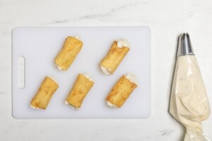 Preparazione Paccheri soffiati ripieni - Fase 4