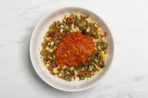 Preparazione Pomodori ripieni freddi - Fase 4