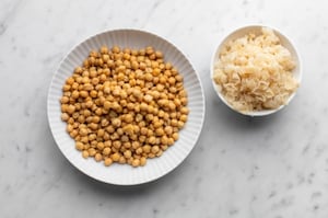 Preparazione Hummus di ceci con il Bimby - Fase 1