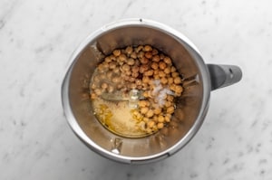 Preparazione Hummus di ceci con il Bimby - Fase 2