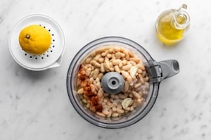 Preparazione Hummus di fagioli - Fase 1