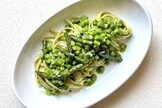 Pasta agli asparagi e burro all'aglio orsino