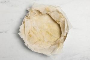 Preparazione Torta salata di pasta fillo in friggitrice ad aria  - Fase 2