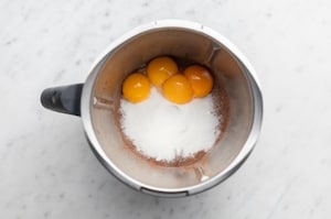 Preparazione Gelato al cioccolato con il Bimby - Fase 1