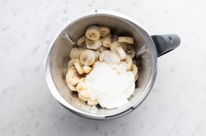 Preparazione Gelato alla banana con il Bimby - Fase 2