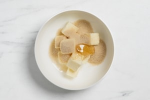 Preparazione Honey butter toast al formaggio - Fase 1