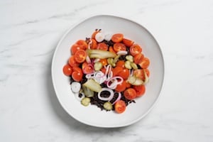 Preparazione Insalata di riso contemporanea - Fase 4