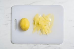 Preparazione Omelette con patate - Fase 1