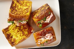 Preparazione Pain perdu salato farcito - Fase 4