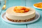 Cheesecake vegana alle pesche