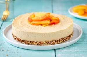 Preparazione Cheesecake vegana alle pesche - Fase 3