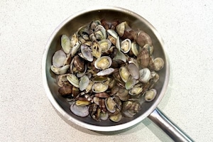 Preparazione Fregula con le vongole - Fase 3