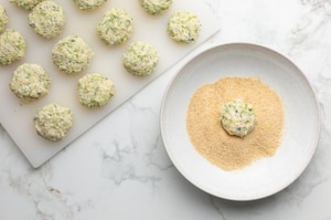 Preparazione Polpette zucchine e ricotta - Fase 2