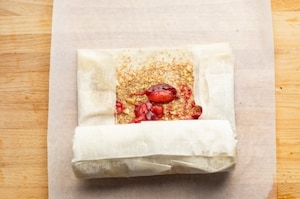 Preparazione Strudel di prugne vegano - Fase 5