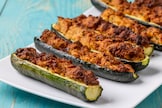 Zucchine ripiene in friggitrice ad aria 