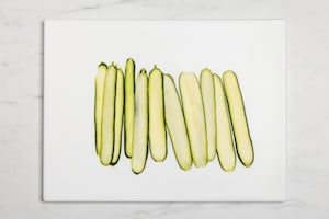 Preparazione Pizza vegetariana zucchine e feta - Fase 3