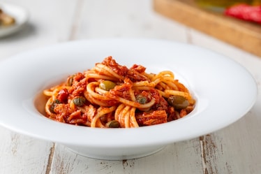 Spaghetti alla strombolana