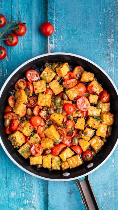 La tua prossima cena veg: tempeh ai pomodorini!