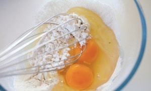 Preparazione Torta di crepes con mousse di cioccolato - Fase 1