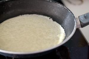 Preparazione Torta di crepes con mousse di cioccolato - Fase 1