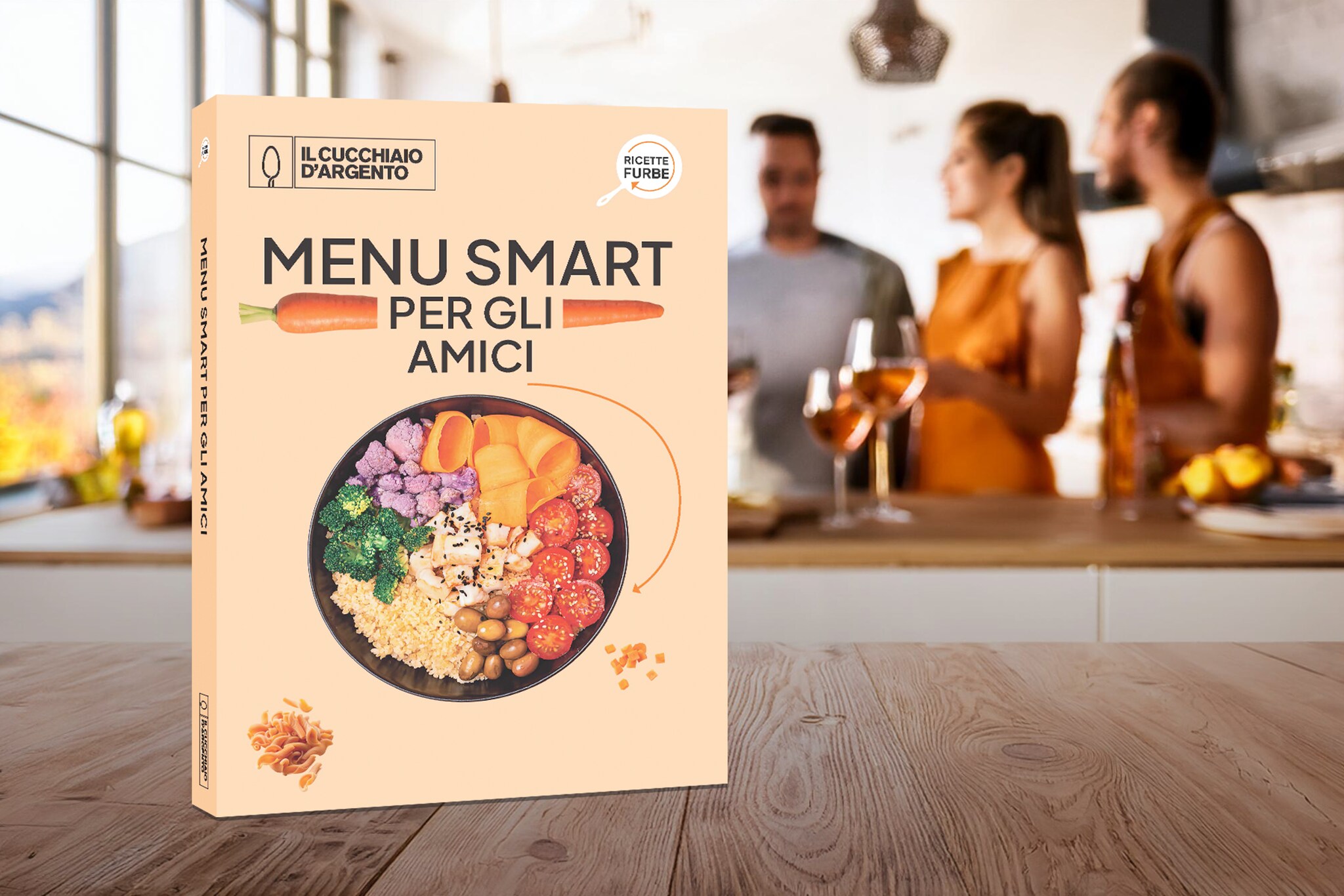 È arrivato "Menu smart per gli amici", il secondo volume della collana RICETTE FURBE del Cucchiaio d’Argento