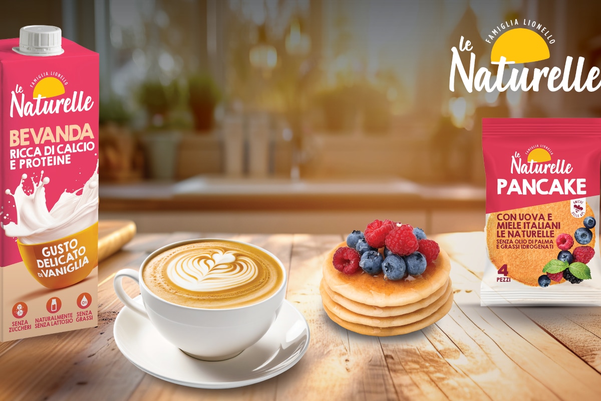 La colazione è perfetta con la nuova bevanda e i pancake di Eurovo