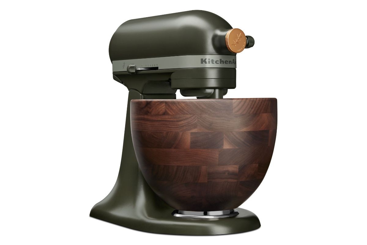 Cucchiaio Scanalato In Legno Di Betulla KitchenAid - 32,5 Cm, Con Gancio, Lavabile In Lavastoviglie