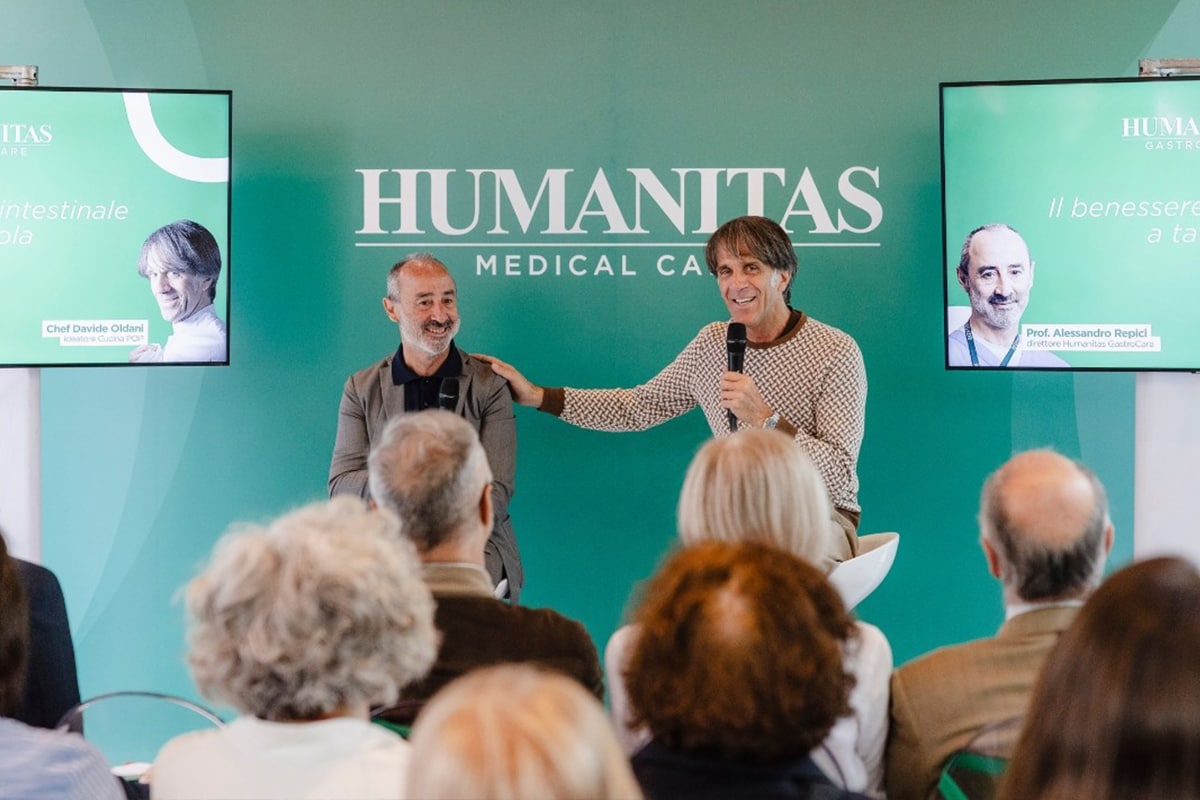Humanitas apre in Vetra e porta la prevenzione a tavola con Davide Oldani