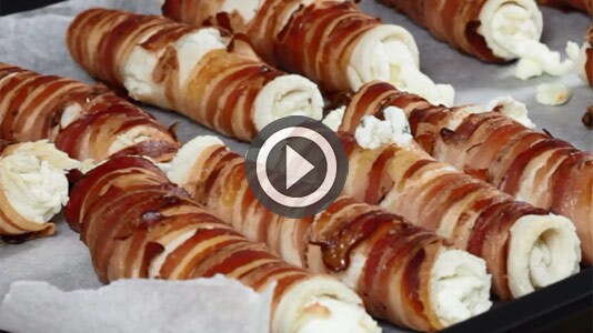 Guarda il video dei Cannoncini di pancarrè alla pancetta