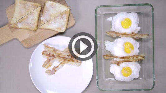 Guarda il video delle Nuvole di uova e bacon