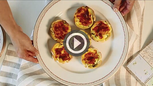 Guarda il video della Torta salata monoporzione