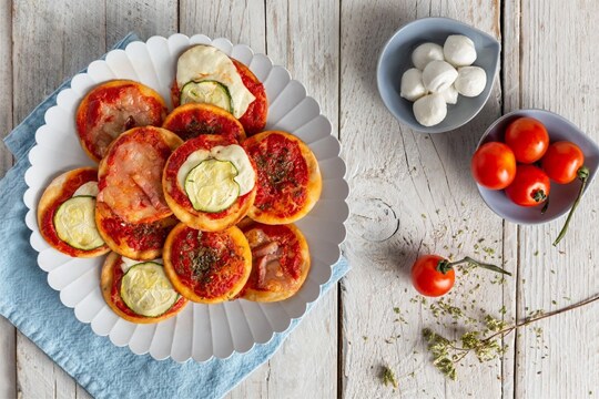 Guarda il video delle Pizzette pronte in meno di 30 minuti