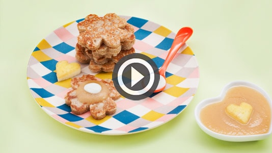 Guarda il video del Pancake soffice allo yogurt e pera