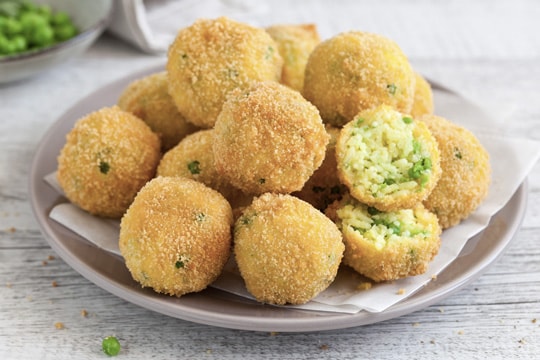 Guarda il video delle Polpette di riso allo zafferano