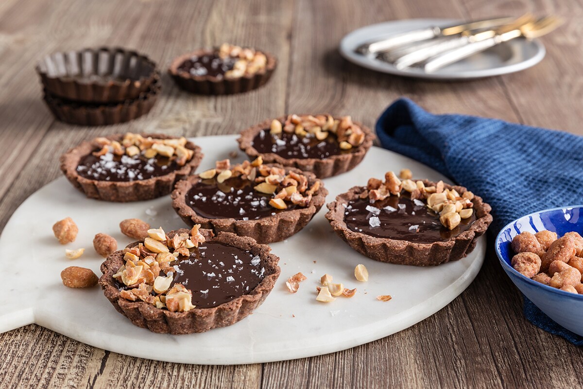 Guarda il video delle Tartellette al cioccolato e frutta secca
