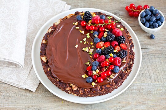 Guarda il video della Torta al cioccolato senza cottura