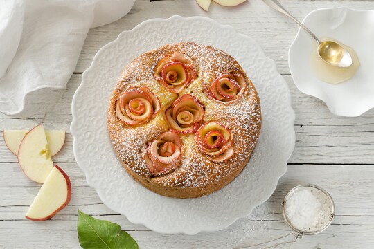 Guarda il video della Torta di mele con roselline