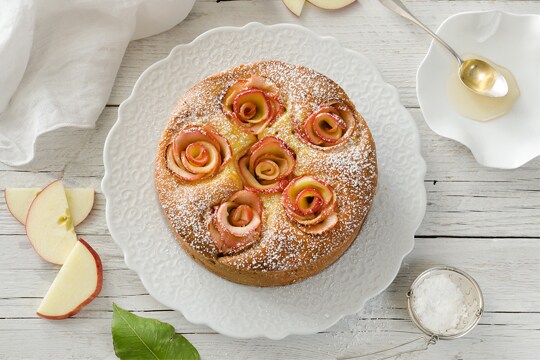 Guarda il video della Torta di mele con roselline