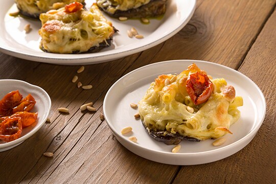 Guarda il video dei Tortini di pasta, provola e melanzane