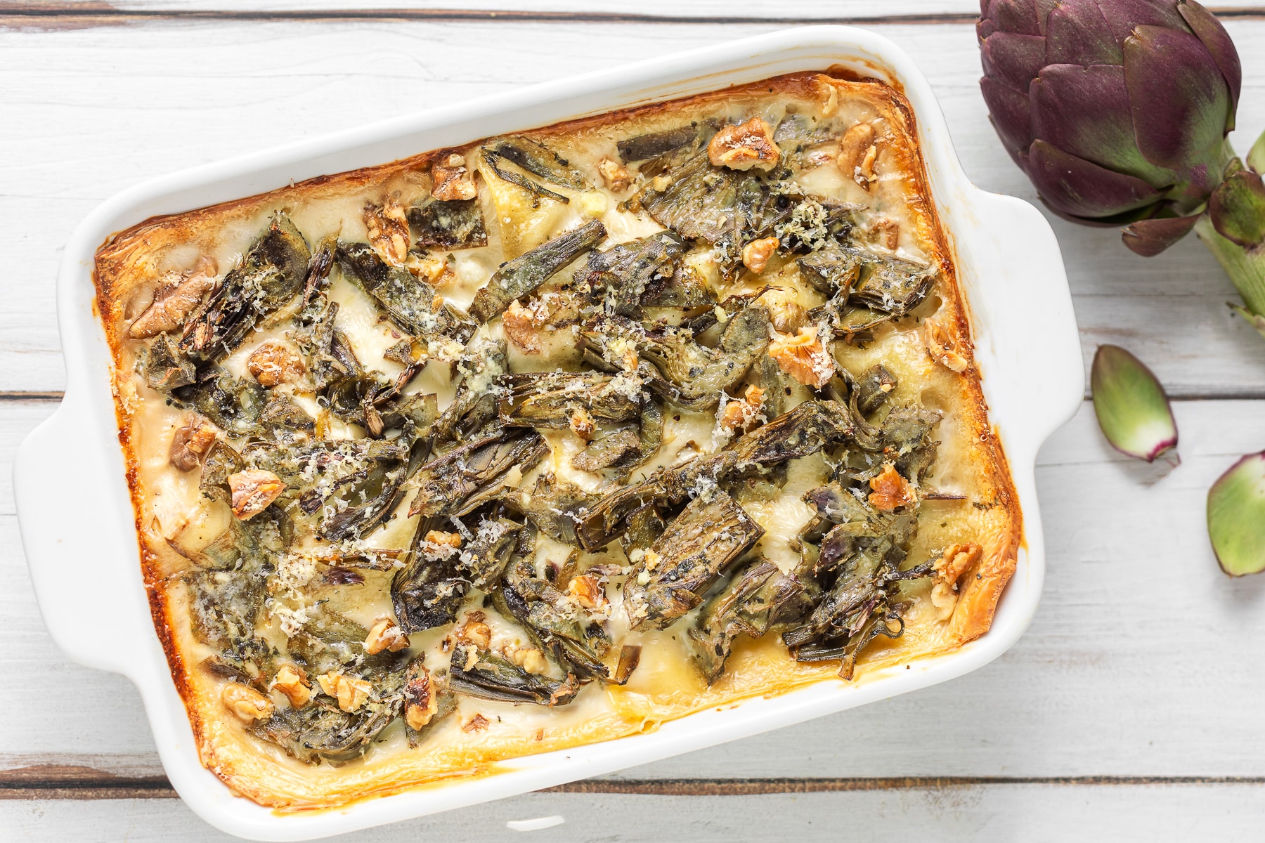 Lasagne ai carciofi ricetta