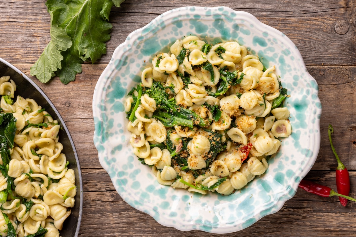 Orecchiette con cime di rapa ricetta