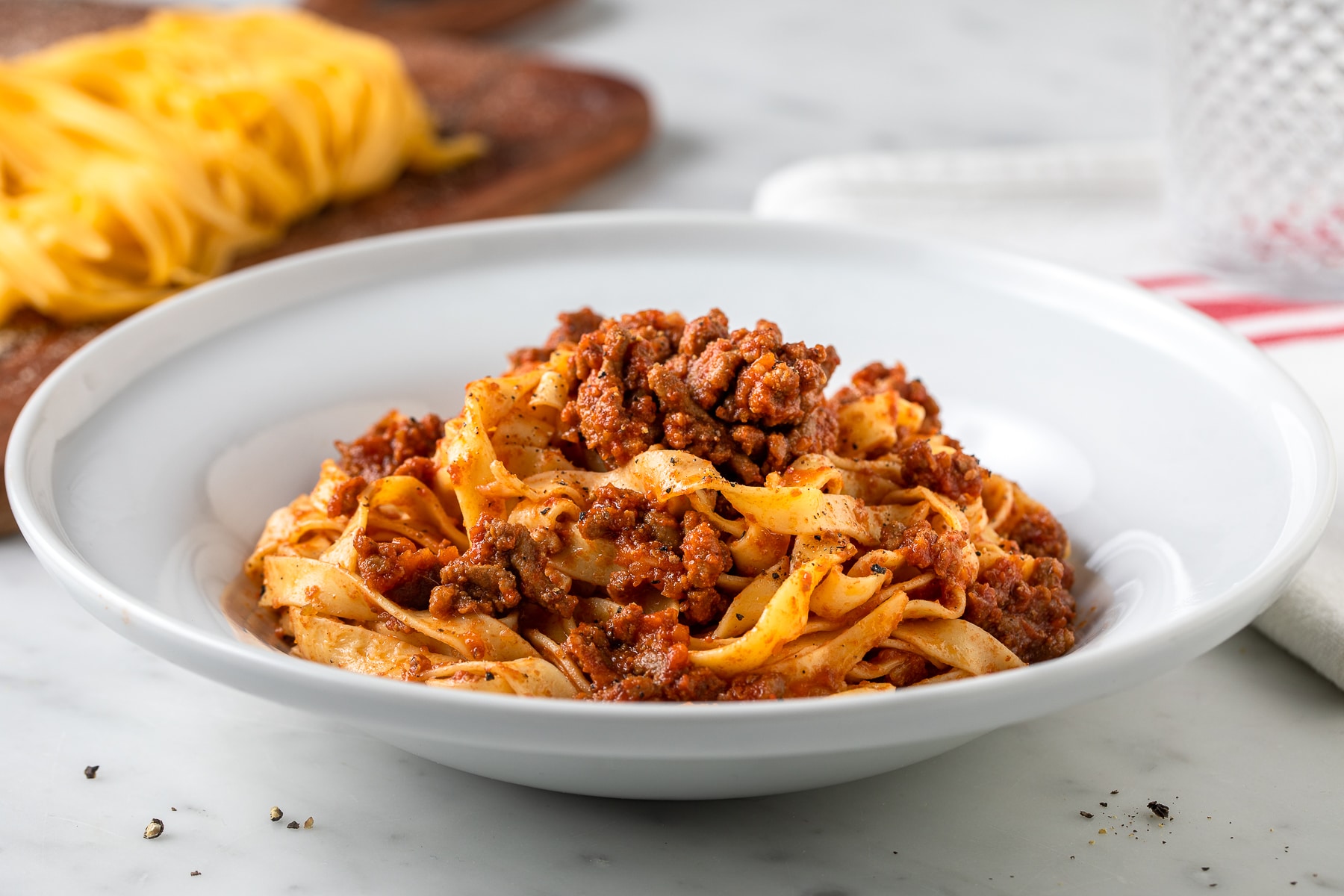 Tagliatelle alla bolognese ricetta