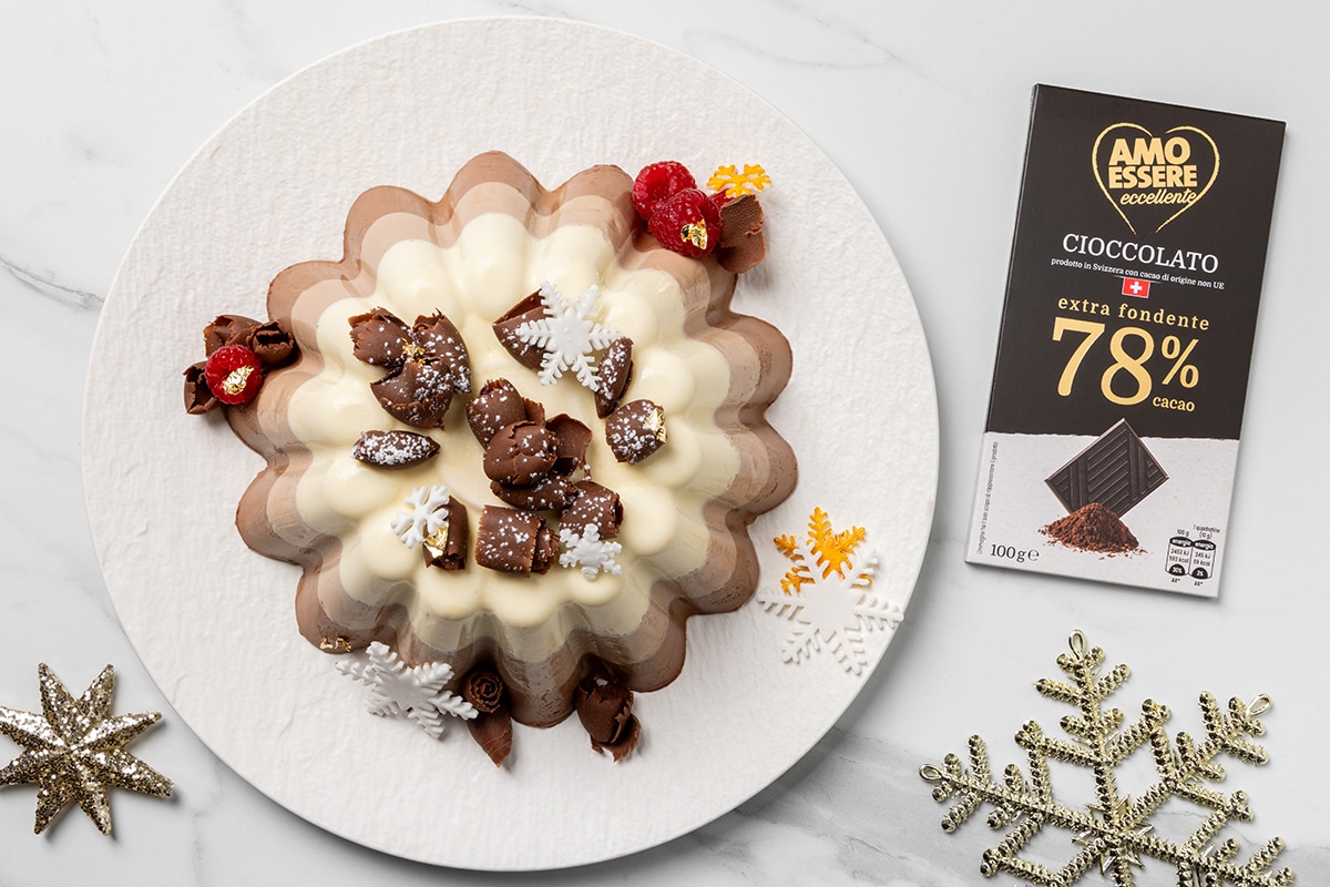 Bavarese ai tre cioccolati ricetta