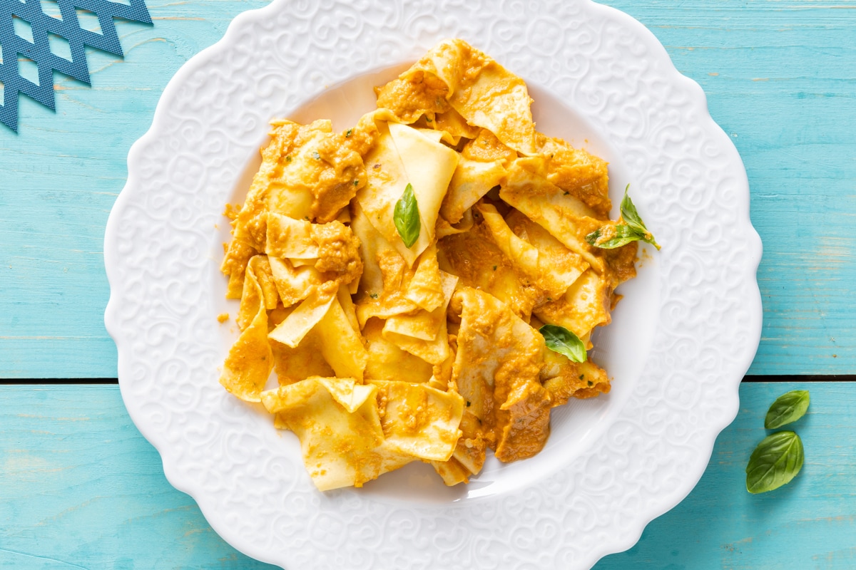 Farfalle con crema di peperoni - Alimentazione Bambini