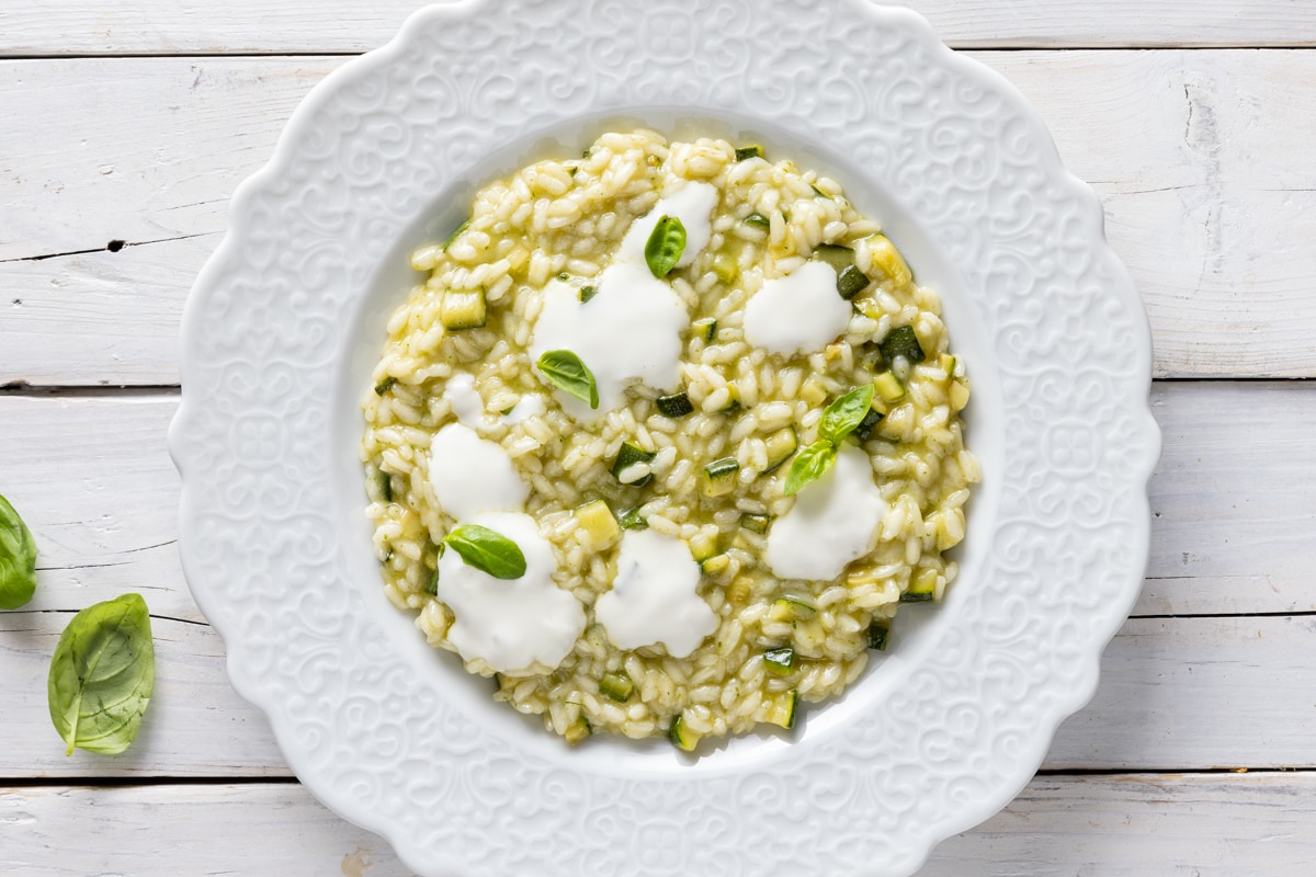 Risotto alle zucchine ricetta