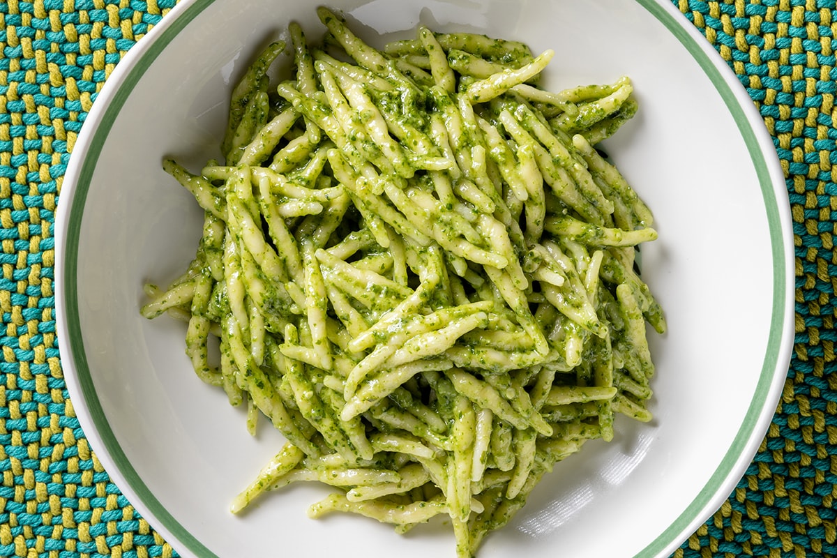 Trofie al pesto ricetta