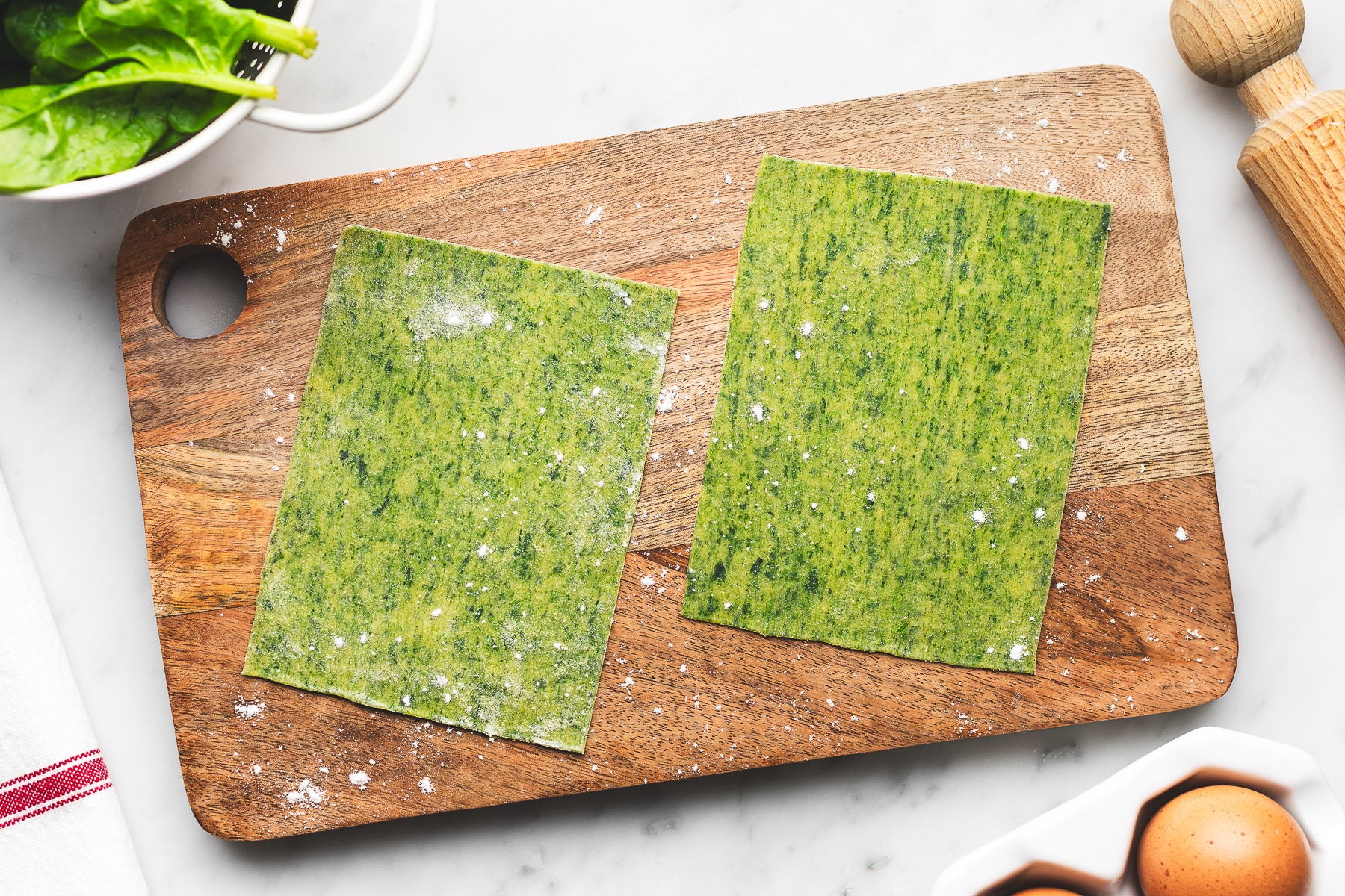 Pasta verde ricetta